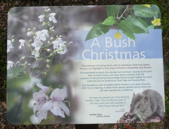 A Bush Christmas sign
