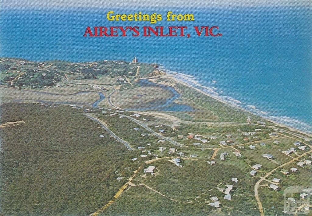 View from Fairhaven to Aireys Inlet 1957